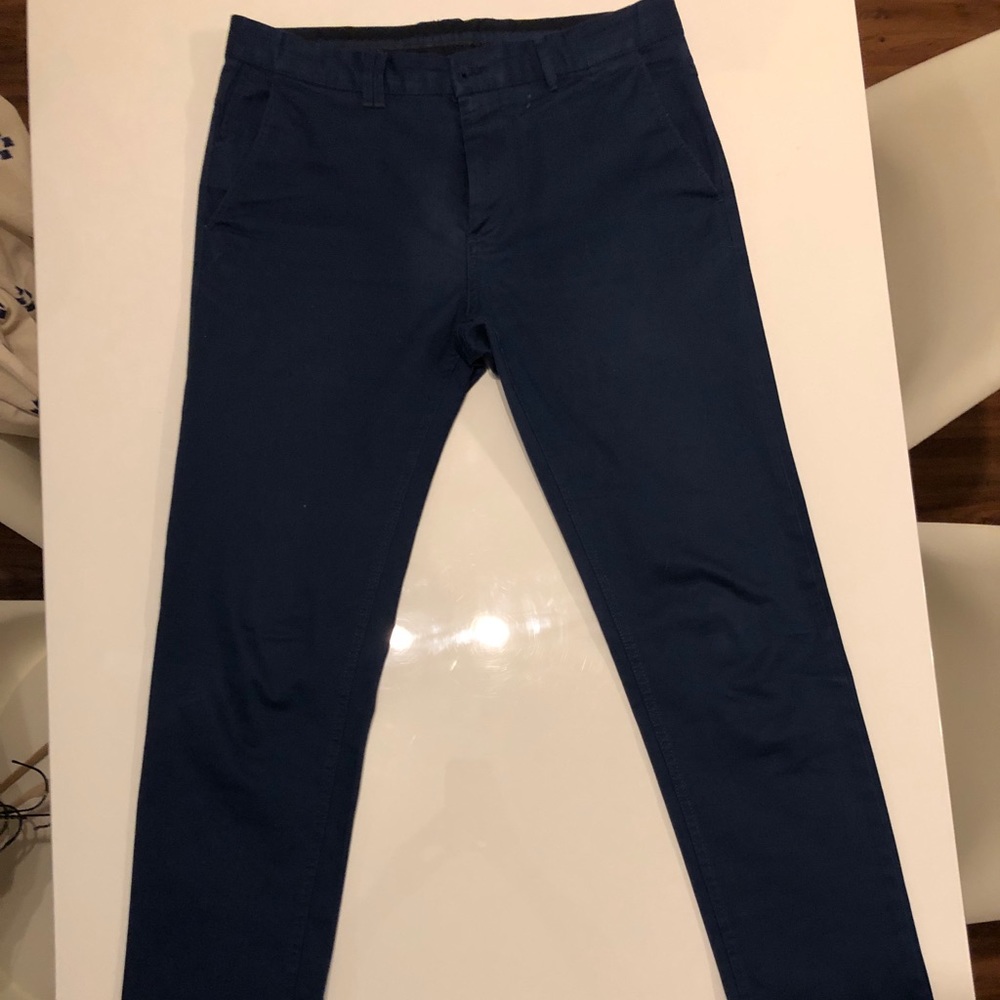 Zara Men’s Skinny Leg Pants Navy